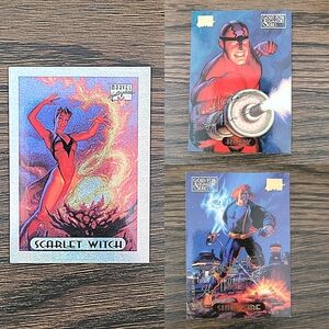 Vintage 1994 Marvel Masterpieces Trading Cards Fandom Nostalgia Retro Unisex